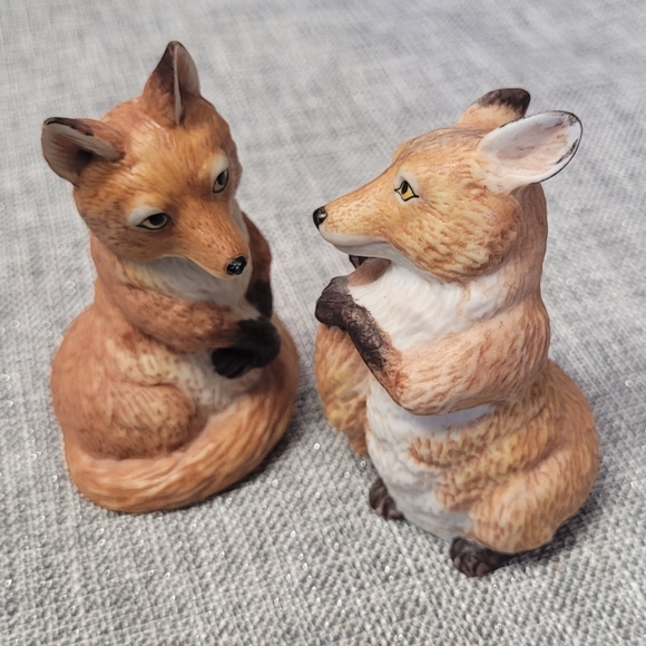 Vintage Franklin Mint Noah's Ark Fox Salt and Pepper Shaker - Picture 3 of 6